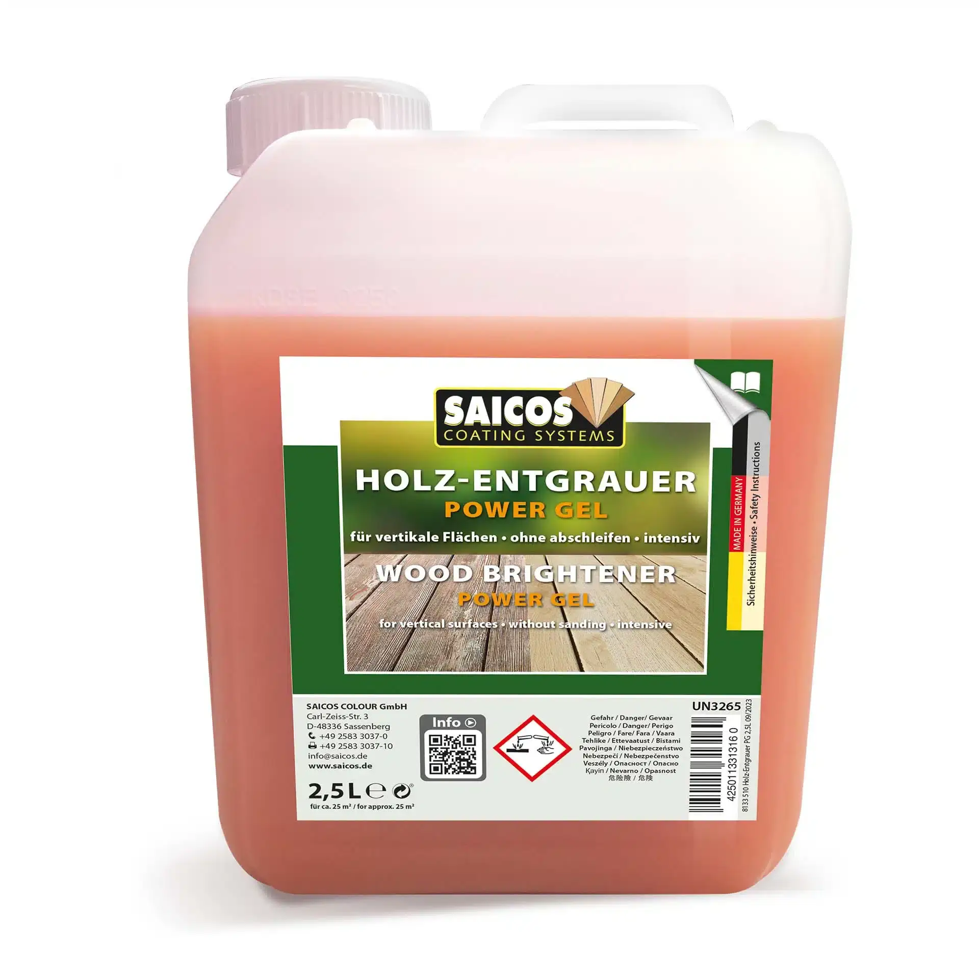 SAICOS Holz-Entgrauer Power-Gel 8133 2,5 L