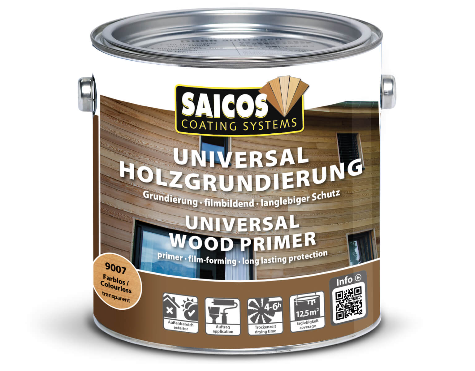 Holzgrundierung, Universelgrundierung, Holzprimer, Farblos/Trocken, Innenausstattung