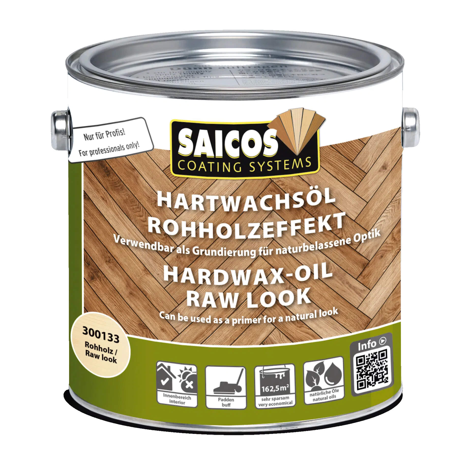 SAICOS Hartwachsöl Rohholzeffekt SAICOS Hartwachsöl Rohholzeffekt